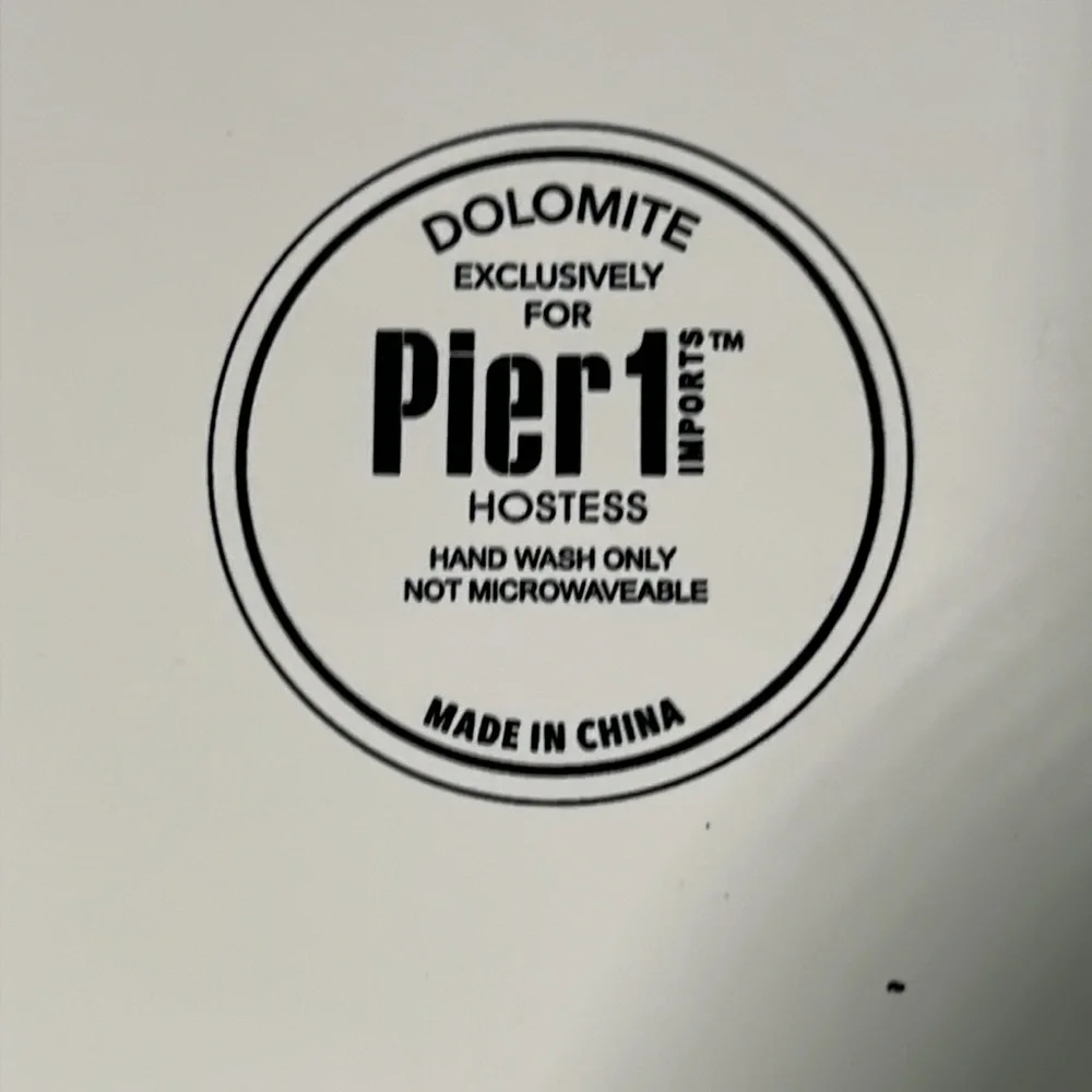 Pier 1 Mr & Mrs Hostess Tray